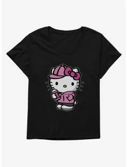 Budget ⌛ Hello Kitty Pink Front 👧 Girls T-Shirt Plus Size 🌟 -Hello Kitty Sales Shop 17259247 hi
