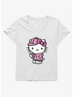 Budget ⌛ Hello Kitty Pink Front 👧 Girls T-Shirt Plus Size 🌟 -Hello Kitty Sales Shop 17259265 hi