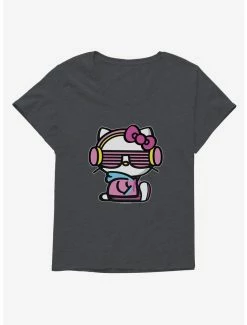 Buy 😍 Hello Kitty Shutter Sunnies 👧 Girls T-Shirt Plus Size ❤️