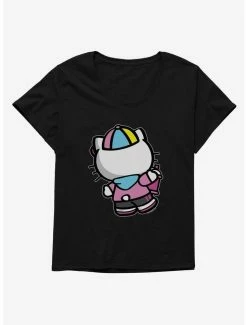 Outlet ✨ Hello Kitty Spray Can Back 👧 Girls T-Shirt Plus Size ⌛ -Hello Kitty Sales Shop 17259427 hi