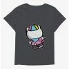 Outlet ✨ Hello Kitty Spray Can Back 👧 Girls T-Shirt Plus Size ⌛