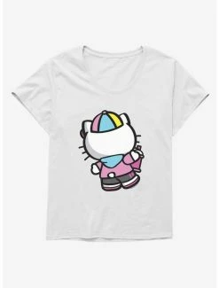 Outlet ✨ Hello Kitty Spray Can Back 👧 Girls T-Shirt Plus Size ⌛ -Hello Kitty Sales Shop 17259445 hi