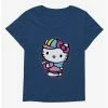Flash Sale 😉 Hello Kitty Spray Can Side 👧 Girls T-Shirt Plus Size 🛒