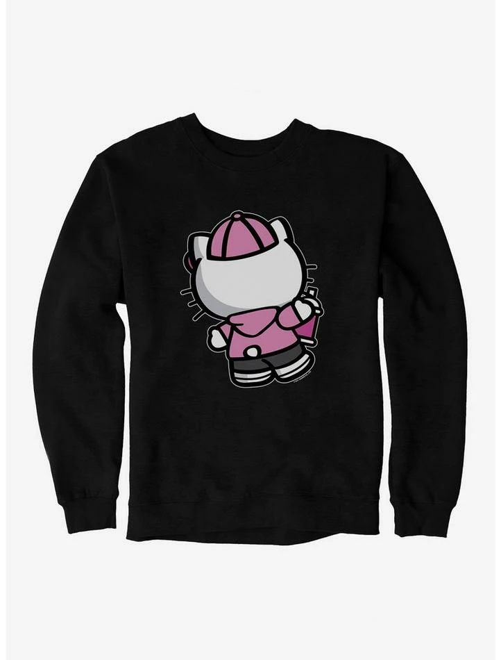 Best Sale ⭐ Hello Kitty Pink Back Sweatshirt ✨ 2 Best Sale ⭐ Hello Kitty Pink Back Sweatshirt ✨ - Image 2