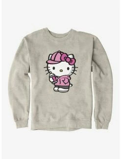 Outlet ✔️ Hello Kitty Pink Front Sweatshirt 👍