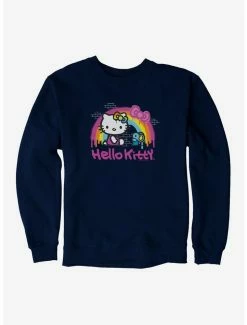 Best Sale 🤩 Hello Kitty Rainbow Graffiti Sweatshirt 🤩 -Hello Kitty Sales Shop 17261036 hi