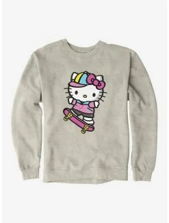 Best deal 🔔 Hello Kitty Skateboard Sweatshirt 👍