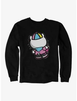 Buy โ๏ธ Hello Kitty Spray Can Back Sweatshirt ๐ฅ