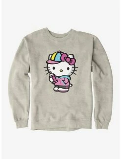 Best Sale 🔔 Hello Kitty Spray Can Front Sweatshirt 🥰