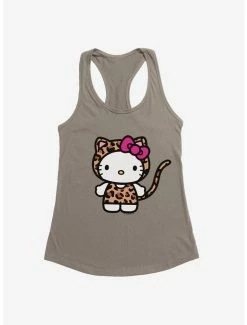Outlet ⌛ Hello Kitty Jungle Paradise Leopard Costume 👧 Girls Tank 🤩