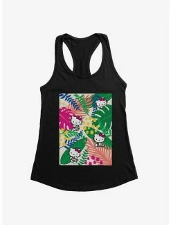 Best Sale 👍 Hello Kitty Jungle Paradise Poster 👧 Girls Tank 🤩 -Hello Kitty Sales Shop 17386231 hi