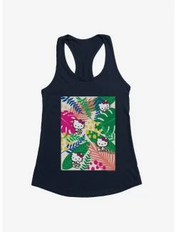 Best Sale 👍 Hello Kitty Jungle Paradise Poster 👧 Girls Tank 🤩