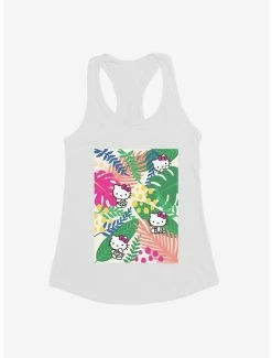Best Sale 👍 Hello Kitty Jungle Paradise Poster 👧 Girls Tank 🤩 -Hello Kitty Sales Shop 17386266 hi