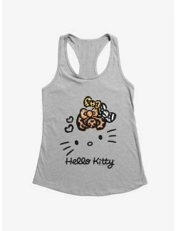 Promo ⭐ Hello Kitty Jungle Paradise Stencil Outline 👧 Girls Tank ✔️ -Hello Kitty Sales Shop 17386315 hi
