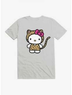 Best Sale 🌟 Hello Kitty Jungle Paradise Cheetah Kitty T-Shirt 💯 -Hello Kitty Sales Shop 17389205 hi