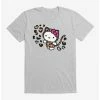New 🔔 Hello Kitty Jungle Paradise Animal Spots T-Shirt 😀