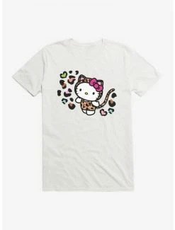 New 🔔 Hello Kitty Jungle Paradise Animal Spots T-Shirt 😀 -Hello Kitty Sales Shop 17389574 hi