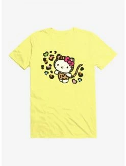 New 🔔 Hello Kitty Jungle Paradise Animal Spots T-Shirt 😀 -Hello Kitty Sales Shop 17389583 hi