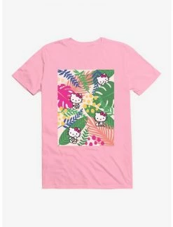 Wholesale ✨ Hello Kitty Jungle Paradise Poster T-Shirt ⌛ -Hello Kitty Sales Shop 17389709 hi