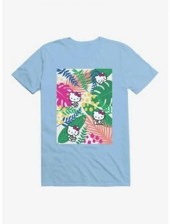 Wholesale ✨ Hello Kitty Jungle Paradise Poster T-Shirt ⌛ -Hello Kitty Sales Shop 17389736 hi
