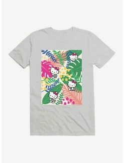 Wholesale ✨ Hello Kitty Jungle Paradise Poster T-Shirt ⌛ -Hello Kitty Sales Shop 17389763 hi