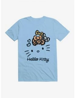 Outlet ⌛ Hello Kitty Jungle Paradise Stencil Outline T-Shirt 😀 -Hello Kitty Sales Shop 17389925 hi