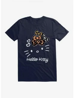 Outlet ⌛ Hello Kitty Jungle Paradise Stencil Outline T-Shirt 😀 -Hello Kitty Sales Shop 17389979 hi