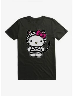 Cheap 😉 Hello Kitty Jungle Paradise Zebra Print T-Shirt 👏 -Hello Kitty Sales Shop 17390087 hi