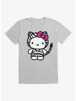 Cheap 😉 Hello Kitty Jungle Paradise Zebra Print T-Shirt 👏 -Hello Kitty Sales Shop 17390123 hi