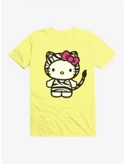 Cheap 😉 Hello Kitty Jungle Paradise Zebra Print T-Shirt 👏 -Hello Kitty Sales Shop 17390177 hi