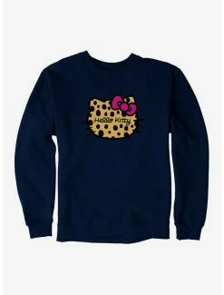 Discount 🛒 Hello Kitty Jungle Paradise Animal Logo Bow Sweatshirt 🔔 -Hello Kitty Sales Shop 17390217 hi