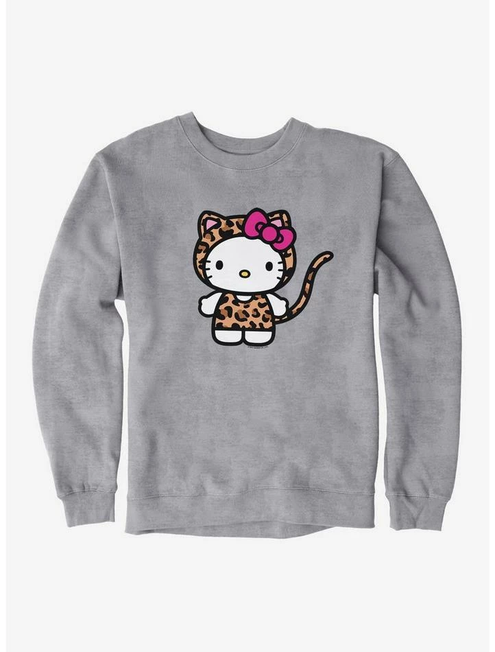 Buy ✨ Hello Kitty Jungle Paradise Leopard Print Sweatshirt 😍 4 Buy ✨ Hello Kitty Jungle Paradise Leopard Print Sweatshirt 😍 - Image 4