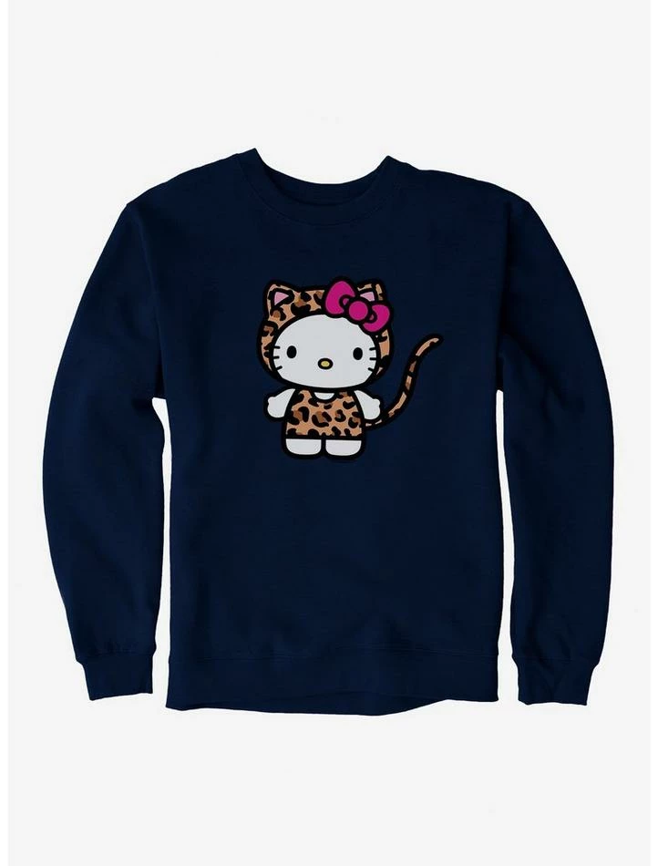 Buy ✨ Hello Kitty Jungle Paradise Leopard Print Sweatshirt 😍 5 Buy ✨ Hello Kitty Jungle Paradise Leopard Print Sweatshirt 😍 - Image 5