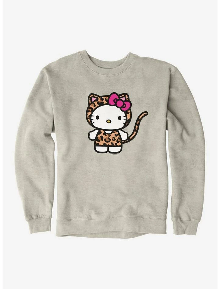 Buy ✨ Hello Kitty Jungle Paradise Leopard Print Sweatshirt 😍 6 Buy ✨ Hello Kitty Jungle Paradise Leopard Print Sweatshirt 😍 - Image 6