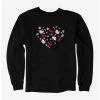 Outlet 🔔 Hello Kitty Jungle Paradise Spotted Heart Logo Sweatshirt 🌟