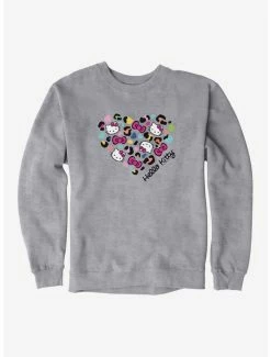 Outlet 🔔 Hello Kitty Jungle Paradise Spotted Heart Logo Sweatshirt 🌟 -Hello Kitty Sales Shop 17390456 hi