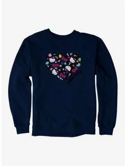 Outlet 🔔 Hello Kitty Jungle Paradise Spotted Heart Logo Sweatshirt 🌟 -Hello Kitty Sales Shop 17390462 hi