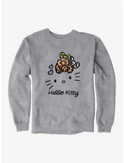 Budget 🔔 Hello Kitty Jungle Paradise Stencil Logo Sweatshirt ✔️ -Hello Kitty Sales Shop 17390486 hi