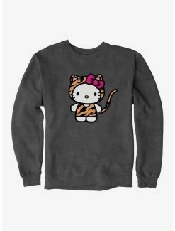 Cheap 🔥 Hello Kitty Jungle Paradise Tiger Stripes Sweatshirt ⭐ -Hello Kitty Sales Shop 17390511 hi