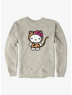 Cheap 🔥 Hello Kitty Jungle Paradise Tiger Stripes Sweatshirt ⭐ -Hello Kitty Sales Shop 17390532 hi