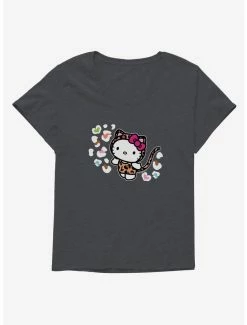 Buy 👏 Hello Kitty Jungle Paradise Animal Spots 👧 Girls T-Shirt Plus Size 🤩 -Hello Kitty Sales Shop 17392258 hi
