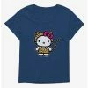 New 🔥 Hello Kitty Jungle Paradise Cheetah Kitty 👧 Girls T-Shirt Plus Size 🌟