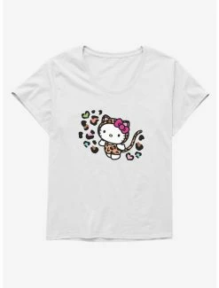 Buy 👏 Hello Kitty Jungle Paradise Animal Spots 👧 Girls T-Shirt Plus Size 🤩 -Hello Kitty Sales Shop 17392411 hi