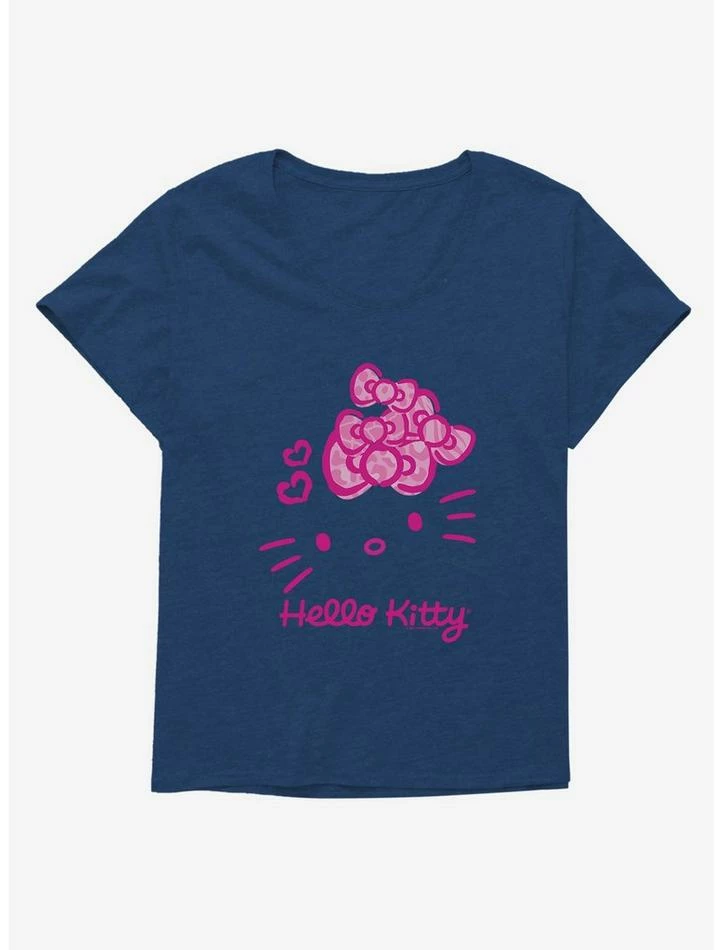 Hot Sale โจ Hello Kitty Jungle Paradise Pink Logo ๐ง Girls T-Shirt Plus Size ๐ 1 Hot Sale โจ Hello Kitty Jungle Paradise Pink Logo ๐ง Girls T-Shirt Plus Size ๐