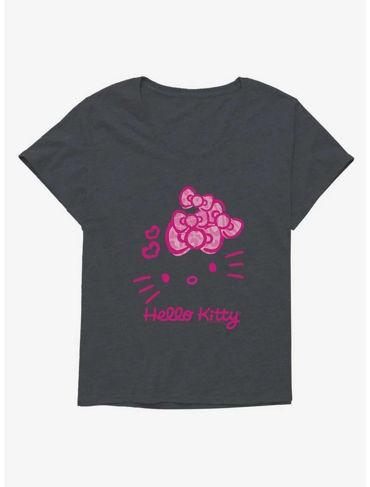 Hot Sale โจ Hello Kitty Jungle Paradise Pink Logo ๐ง Girls T-Shirt Plus Size ๐ 4 Hot Sale โจ Hello Kitty Jungle Paradise Pink Logo ๐ง Girls T-Shirt Plus Size ๐ - Image 4
