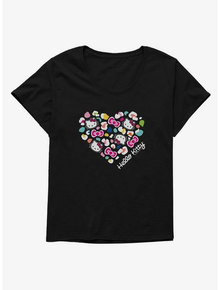 Flash Sale 😍 Hello Kitty Jungle Paradise Spotted Heart 👧 Girls T-Shirt Plus Size 🤩 3 Flash Sale 😍 Hello Kitty Jungle Paradise Spotted Heart 👧 Girls T-Shirt Plus Size 🤩 - Image 3