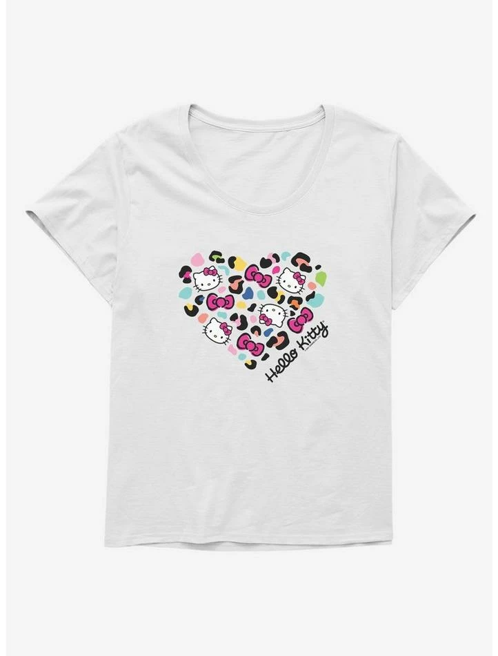 Flash Sale 😍 Hello Kitty Jungle Paradise Spotted Heart 👧 Girls T-Shirt Plus Size 🤩 5 Flash Sale 😍 Hello Kitty Jungle Paradise Spotted Heart 👧 Girls T-Shirt Plus Size 🤩 - Image 5