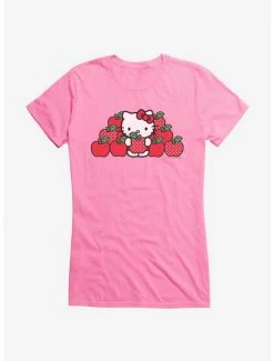 Coupon 🥰 Hello Kitty Apples 👧 Girls T-Shirt 😍 -Hello Kitty Sales Shop 17689810 hi