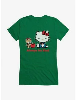 Best Pirce 🧨 Hello Kitty Be Kind 👧 Girls T-Shirt ✨ -Hello Kitty Sales Shop 17689873 hi