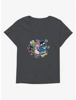 Deals 😉 Hello Kitty Sporty Friends 👧 Girls T-Shirt Plus Size 😀 -Hello Kitty Sales Shop 17707704 hi